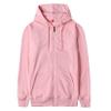 Andongnywell Women's Solid Color Slim Fit Casual Full-Zip Hooded Lightweight Long Sleeve Sweatshirt Cape (Pink,XX-Large) view 1