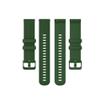 Compatible with Garmin Venu Sq Bands for Women Men, 20mm Quick Release Silicone Replacement Band Wristbands Straps Bracelet Fit for Garmin Vivoactive 3 Music, Forerunner 245 645 (Army Green) view 2