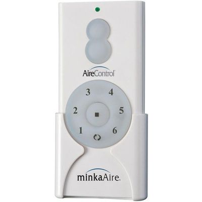 DC HAND HELD REMOTE TRANSMITTER by Minka-Aire RC1000 in White Finish