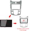 9 inch Car Radio Fascia Frame for KIA Forte 2010-2017 Automatic AC DVD GPS Navi Player Panel Dash Kit Installation Stereo Frame Trim Bezel view 4