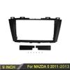 9 inch Car Radio Fascia Frame for Mazda 5 2011~2013 DVD GPS Navi Player Panel Dash Kit Installation Stereo Frame Trim Bezel view 2