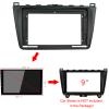 9 inch Car Radio Fascia Frame for Mazda 6 2009-2018 DVD GPS Navi Player Panel Dash Kit Installation Stereo Frame Trim Bezel view 4