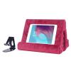 Sttargxing Multi-Angle Tablet Stand with Soft Pad and Net Pocket - Universal Phone and Pad Holder for Lap, Knee, Sofa and Bed (Wine Red) view 4