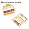 uxcell Flexible Flat Cable (A Type) and Flip Up to Mount Extend Adapter Kit, 7 Pin 1.0mm Pitch 200mm FFC for LCD TV Car Audio DVD Player Laptop view 4