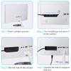 4-Port USB 3.0 Portable Desk Hub,Fixable USB Data Hub 3.0 with 3.3ft/100CM Cable for MacBook, Mac Pro/Mini, iMac, XPS, Surface Pro, Notebook PC, USB Flash Drives, Mobile HDD,Computer and More view 3