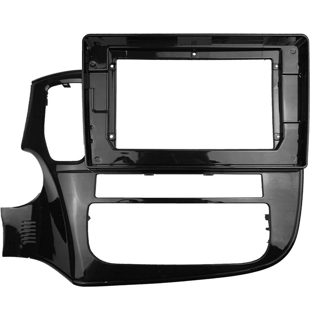10.1 inch Car Radio Fascia Frame for Mitsubishi Outlander 2014-2019 DVD GPS Navi Player Panel Dash Kit Installation Stereo Frame Trim Bezel