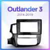10.1 inch Car Radio Fascia Frame for Mitsubishi Outlander 2014-2019 DVD GPS Navi Player Panel Dash Kit Installation Stereo Frame Trim Bezel view 2