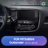 10.1 inch Car Radio Fascia Frame for Mitsubishi Outlander 2014-2019 DVD GPS Navi Player Panel Dash Kit Installation Stereo Frame Trim Bezel view 3