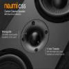 NEUMI CS5 Center Channel Speaker, Dual 5-Inch Woofers, 1-Inch Tweeter, Dark Wood, Single view 4