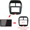 10.1 inch Car Radio Fascia Frame for Mitsubishi ASX 2013-2017 DVD GPS Navi Player Panel Dash Kit Installation Stereo Frame Trim Bezel view 4
