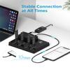 MAIWO 4 Bay M.2 NVME Docking Station, Tool-Free Type- C to NVME SSD Enclosure, Support Offline Clone duplicator and System Disk Clone Function (K3015P2) view 3