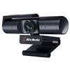 AVerMedia Live Streamer CAM 513-4K 30 fps UHD, Ultra Wide Angle Webcam with Fixed-Focus Glass Lens, for Indoor Lighting, Works with OBS, Zoom, Black view 1