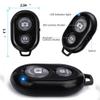 Wireless Camera Shutter Remote Control for Smart Phones- Compatible with iOS/Android (Pink+Green+White+Black) view 2