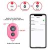 Wireless Camera Shutter Remote Control for Smart Phones- Compatible with iOS/Android (Pink+Green+White+Black) view 3