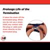 Simply45 8.5mm Strain Reliefs for Simply45 Shielded External Ground for Pass-Through and Standard RJ45 - 100-Pieces, Clear Tint, Resealable Bag - S45-B003 view 4