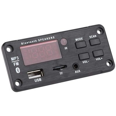 fosa1 Bt 5.0 MP3 Decoder Board, MP3 Car Speaker Bt LosslessDecode Board Module, Support MP3WMAWAVFLACAPE Remote Decoding Board Module