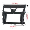10.1 inch Car Radio Fascia Frame for Nissan TEANA 2013-2017 DVD GPS Navi Player Panel Dash Kit Installation Stereo Frame Trim Bezel view 4