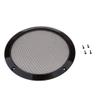 8 Inch Speaker Grills Cover Case with 4 pcs Screws for Speaker Mounting Home Audio DIY - 225mm Outer Diameter Black view 1