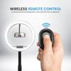 iDance LED MS1804 10-inch Ring Light with Cellphone Holder USB Powered with BT Remote Control Foldable Adjustable Tripod Stand Selfie Makeup Ring Light view 4