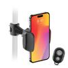 iDance MS1820 Universal Cell Phone Holder with Easy Lock and BT Wireless Remote Control Phone Mount with Clamp Camera and Mobile Phone Holder for Car view 1