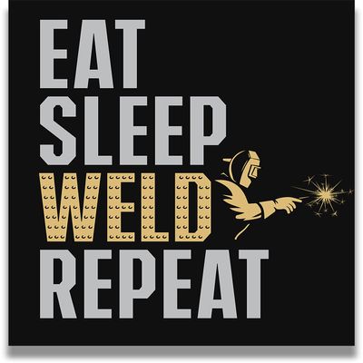 Govivo Welding home decor wall art - wall decor for welder - gifts for welders - welding gifts for men - 8x10 unframed print