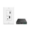 DigitaLinx DL-1H1V-WPKT-H2 HDMI and VGA 4K Auto Switching Wall Plate Extender Set view 1