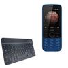 BoxWave Keyboard Compatible with Nokia 225 4G - SlimKeys Bluetooth Keyboard, Portable Thin with Chiclet-Style Keys - Jet Black view 1
