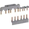 3-Phase busbar 4 MMS + 1 aux - 65A, PS1-4-1-65 view 1