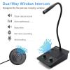 CallToU Window Speaker Intercom System,Dual Way Anti-Interference Intercommunication Microphone Talk Through Glass Window,for Business,Bank,Office,Hospital,Counter,Store,Station,School and More view 3