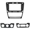 10.1 inch Car Radio Fascia Frame for Skoda Octavia 2007-2014 Black DVD GPS Navi Player Panel Dash Kit Installation Stereo Frame Trim Bezel view 1