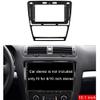 10.1 inch Car Radio Fascia Frame for Skoda Octavia 2007-2014 Black DVD GPS Navi Player Panel Dash Kit Installation Stereo Frame Trim Bezel view 2