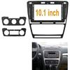 10.1 inch Car Radio Fascia Frame for Skoda Octavia 2007-2014 Black DVD GPS Navi Player Panel Dash Kit Installation Stereo Frame Trim Bezel view 3