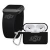 AFFINITY BANDS Oklahoma State Cowboys Engraved Silicone Combo Package Compatible with Apple Watch and AirPods Pro (42/44/45/49mm (46mm Series 11) Black) view 1