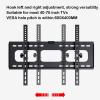 LIU- Tilting TV Wall Mount for Most 40-75 Inch LED, LCD, OLED, Plasma Flat Screen TVs with VESA 600x400mm Weight Up to 70 Kg,Black view 2