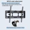 LIU- Tilting TV Wall Mount for Most 40-75 Inch LED, LCD, OLED, Plasma Flat Screen TVs with VESA 600x400mm Weight Up to 70 Kg,Black view 3