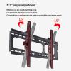 LIU- Tilting TV Wall Mount for Most 40-75 Inch LED, LCD, OLED, Plasma Flat Screen TVs with VESA 600x400mm Weight Up to 70 Kg,Black view 4
