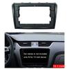 10.1 inch Car Radio Fascia Frame for Skoda Superb 2008-2014 DVD GPS Navi Player Panel Dash Kit Installation Stereo Frame Trim Bezel view 3