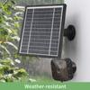 iTODOS 3 Pack Solar Panel Compatible with Blink Outdoor 4 (4th Gen)/Blink Outdoor (3rd Gen) XT3 and Blink XT/XT2 Camera,11.8Ft Outdoor Power Cable and Adjustable Mount,Aluminum Alloy Sturdy(Black) view 2