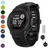 Watbro Bands Compatible with Garmin Instinct Sports GPS, Soft Silicone Adjustable Replacement Wristbands for Garmin Instinct/Instinct Tide/Instinct Tactical view 2