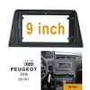 9 inch Car Radio Fascia Frame for Peugeot 308 2016~2017 DVD GPS Navi Player Panel Dash Kit Installation Stereo Frame Trim Bezel view 2