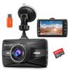 Dash Cam Front with 32G SD Card, BOOGIIO 1080P FHD Car Driving Recorder 3'' IPS Screen 170Wide Angle Dashboard Camera Aluminum Alloy Case, WDR G-Sensor Parking Monitor Loop Recording Motion Detection view 1