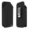 Agoz Carrying Case For Motorola T460, Motorola SL300, SL7550E SL7550,SL7580 SL7580E,SL7590 SL7590E Two Way Radio Walkie Talkie Vertical Holster Cover with Metal Clip, Belt Loops, Card Holder (No Flip)