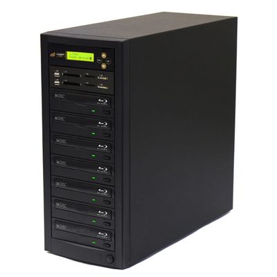 Acumen Disc 1 to 6 Crossover Blu-Ray DVD Disc Duplicator & Bi-Directional Multimedia Flash Memory Copier (CF SD MS USB) / Media Converter - Disc to Disc/Media to Media