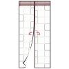 WUZMING Magnetic Thermal Insulated Door Curtain, Home Kitchen Oil/Smoke Resistance Parlor Bedroom Windproof Insulation Protective Curtain Magnetic, Available in All Seasons view 1