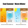 WUZMING Magnetic Thermal Insulated Door Curtain, Home Kitchen Oil/Smoke Resistance Parlor Bedroom Windproof Insulation Protective Curtain Magnetic, Available in All Seasons view 2