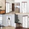 WUZMING Magnetic Thermal Insulated Door Curtain, Home Kitchen Oil/Smoke Resistance Parlor Bedroom Windproof Insulation Protective Curtain Magnetic, Available in All Seasons view 4