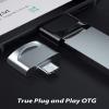 USB Adatper to USB-C OTG (2pack) Compatible with Samsung Galaxy Note 10Plus add Fast 5Gigabyte Expansion Devices Like Keyboard, Mouse, Gamepad, Backup, Sync, 100+ Uses view 3