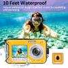 Underwater Camera Full HD 2.7K 48MP Waterproof Camera for Snorkeling Dual Screen Waterproof Camera Digital with Self-Timer and 16X Digital Zoom view 3