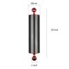 FEICHAO 2PCS D60mm 10/12 inch Buoyancy 447g / 550g Underwater Diving Photography Carbon Fiber Lamp Arm Dual Hand-Held Accessories 1 Inch Dual Ball Head Upgraded Version (10inch Red) view 2