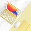 2020 New iPad 10.9 Keyboard case with Wireless Mouse Built-in Pencil Holder Removable iPadAir4 Wireless Bluetooth Keyboard case for Ladies and Girls (iPadAir42020, Yellow (Round Key)) view 1